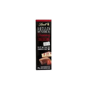 شکلات Lindt Hello با طعم چیز کیک توت فرنگی + شوکومای + شکلات تابلت