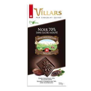شکلات تلخ ViLLARS + ویلارس + شکلات تابلت