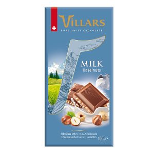 شکلات ViLLARS شیری با مغز فندق