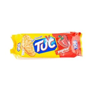 بیسکوئیت Tuc با طعم پاپریکا + بیسکوئیت + شوکومای