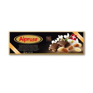 شکلات تلخ با بادام Alprose