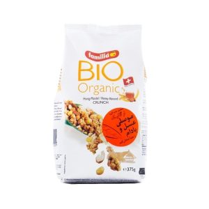 غلات صبحانه Swiss Muesli عسل و بادام (اُرگانیک) Familia