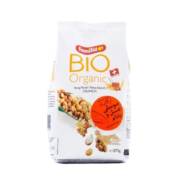 غلات صبحانه Swiss Muesli عسل و بادام (اُرگانیک) Familia