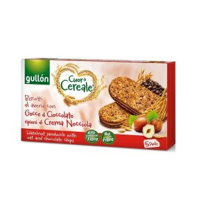 بیسکوئیت جو Gullon با کرم فندق