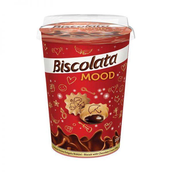 بیسکویت لیوانی Biscolata Mood شکلاتی