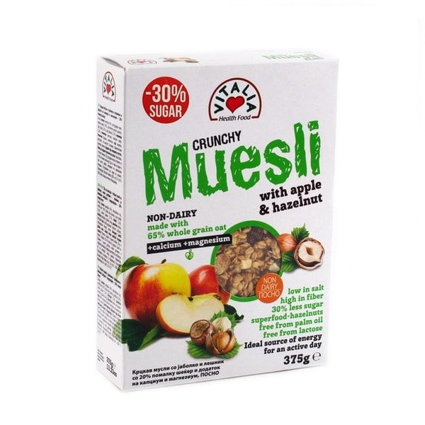 کرانچی موسلی Vitalia سیب و فندق