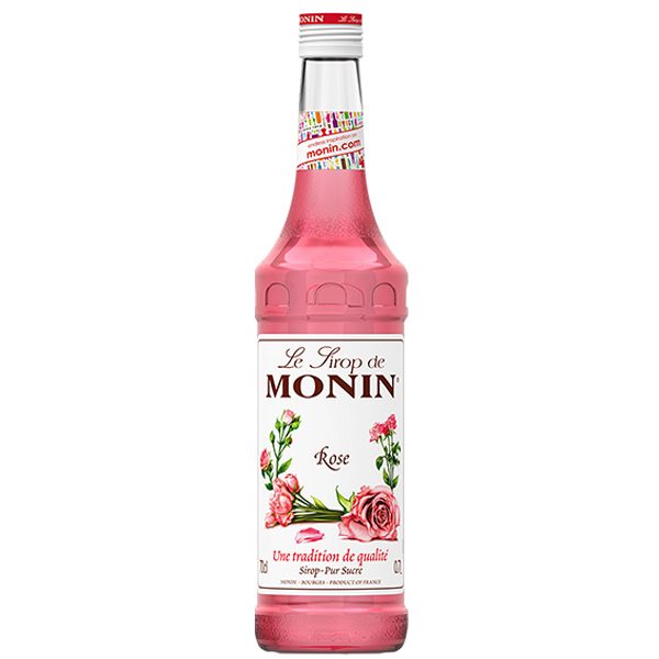 سیروپ گل سرخ فاقد گلوتن Monin