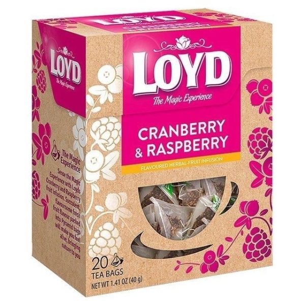 دمنوش گیاهی Loyd مدل کرنبری و تمشک