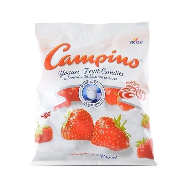 آبنبات Campino ماست و توت فرنگی