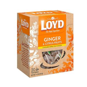 دمنوش گیاهی Loyd مدل زنجبیل و مرکبات