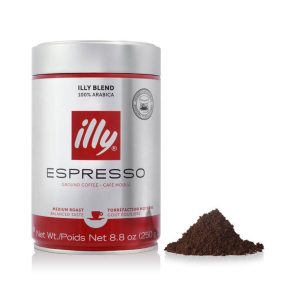 پودر قهوه اسپرسو illy مدیوم رست + قهوه + قهوه ایلی +پودر قهوه