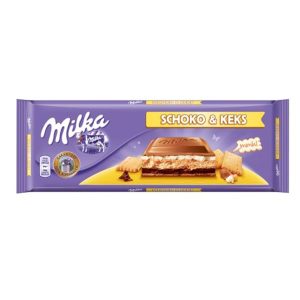 شکلات بیسکوئیتی Milka + Milka choco & biscuit