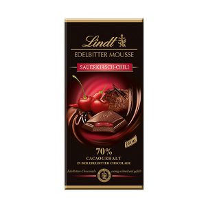 شکلات تلخ گیلاس و فلفل Lindt