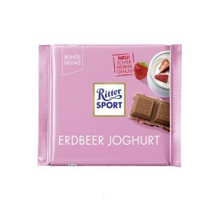 شکلات توت فرنگی و ماست Ritter sport