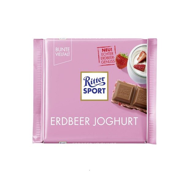 شکلات توت فرنگی و ماست Ritter sport
