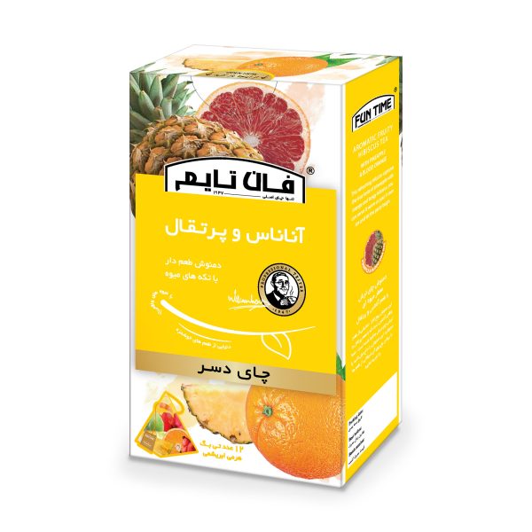 چای دسر آناناس و پرتقال