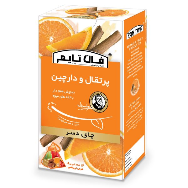 چای دسر پرتقال و دارچین