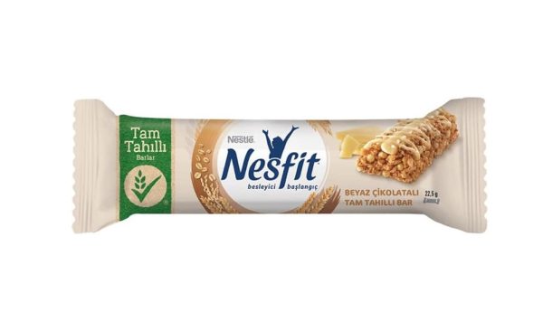 شکلات بار رژیمی ساده نسفیت نستله با شکلات سفید  Nestle