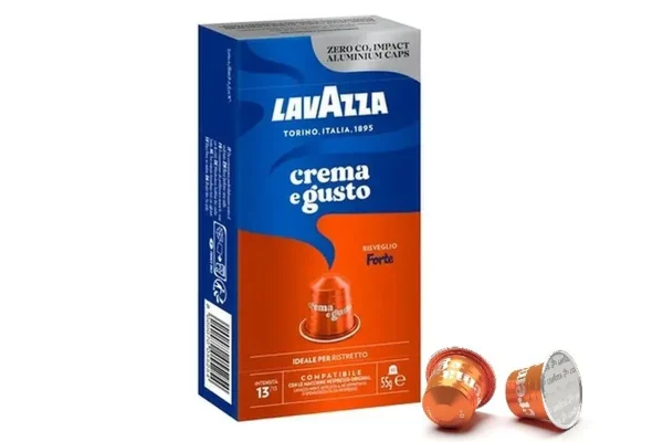کپسول قهوه کرم گوستو فورته 10 عدد لاواتزا – lavazza