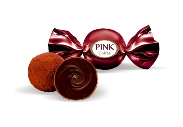 شکلات ترافل پینک  قهوه  Pink